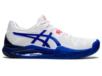 Asics Dam Tennisskor GEL-Resolution 8 Vita/Blå